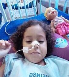 Família de criança com 3 anos de idade, que tem leucemia precisa ajuda 