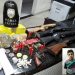 Principal suspeito de distribuição e armazenamento de armas e drogas e preso pela Força Tática