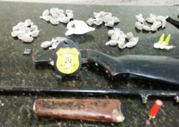Guarda Civil Municipal apreende arma e drogas com casal