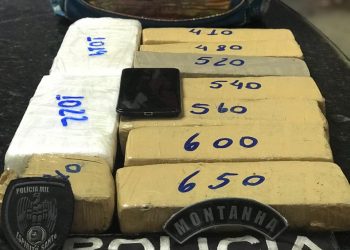 Polícia Militar apreende 4 kg de maconha e 2 de cocaína em Linhares