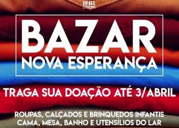 Bazar Nova Esperança é realizado com sucesso