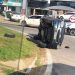 Colisão entre S10 e Sportage provoca capotamento na BR 101 em Linhares; Vídeo
