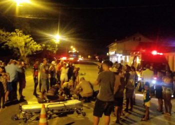 Acidente entre duas motocicletas deixa uma vitima fatal e outra em estado grave