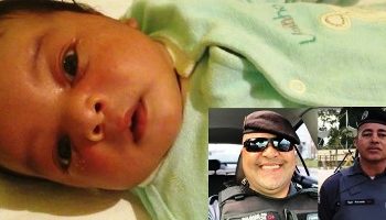 Policiais Militares de folga salvam vida de bebê com 16 dias de nascido