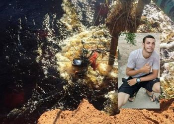 URGENTE – Jovem cai em barragem e morre afogado no Norte do Estado; vídeo