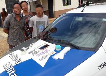 Policia Militar apreende crack, cocaína, maconha e leva três suspeitos para cadeia