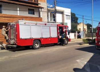 Principio de incêndio em comércio de Bebedouro