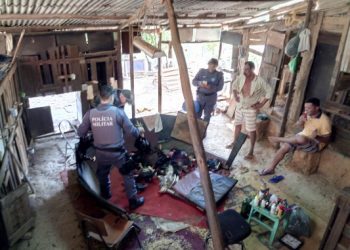 Policia Militar acaba com rinha de galo, e 5 vão para a Delegacia