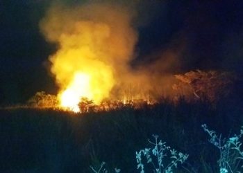 RESIDENCIAL RIO DOCE – Fogo em vegetação atinge mais de 2 hectares e bombeiros atuaram no combate; Vídeos