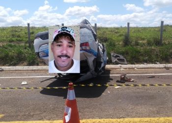 IDENTIFICADO – Carro capota, mata duas pessoas e fere três na ES 248, em Linhares