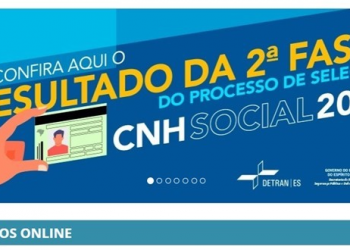 Detran ES divulga 2ª etapa dos  contemplados na CNH Social; Veja se você está na lista dos 2.500