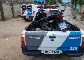 Força Tática da Policia Militar de Linhares recupera motocicleta roubada em São Mateus