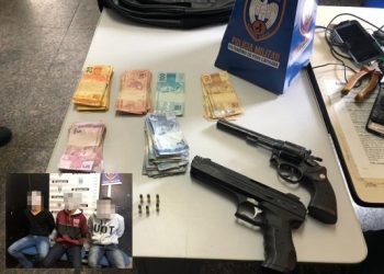 Polícia prende três elementos que tentaram assaltar a Agência dos Correios em Aracruz