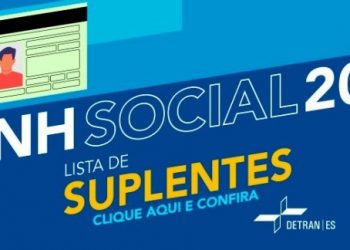 Detran|ES divulga lista de suplentes do CNH Social nesta segunda-feira (18)