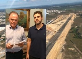 VÍDEO – Governador Renato Casagrande anuncia mais 30 milhões para o aeroporto de Linhares