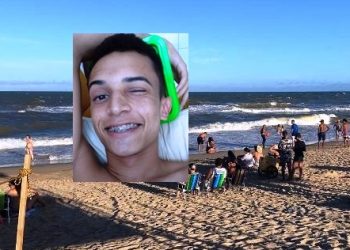IDENTIFICADO – Jovem que afogou e desapareceu em mar do Pontal do Ipiranga