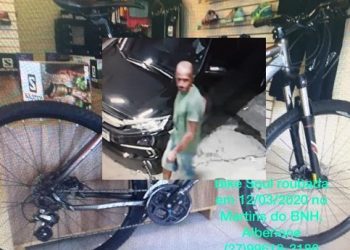VÍDEO – Bicicleta que custa mais de 2 mil reais e furtada no BNH