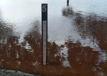 VÍDEO – Nível do Rio Doce cai e chega à marca de 4,07 metros na manhã desta segunda-feira (9)