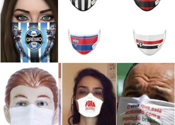 Máscaras são utilizadas para manifestar desde time de futebol até protestos. Você concorda ou não?