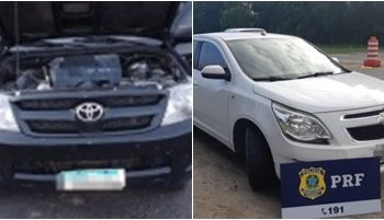 PRF de Linhares e S. Mateus recupera dois veículos com restrição de furto/roubo ocorridos no município de Serra