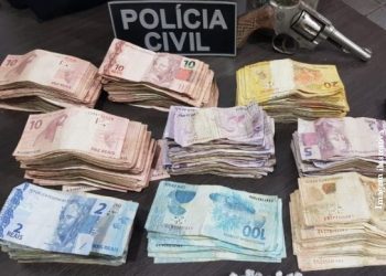 Policiais civis apreendem 10 mil em dinheiro, drogas, armas e munições em Jaguaré