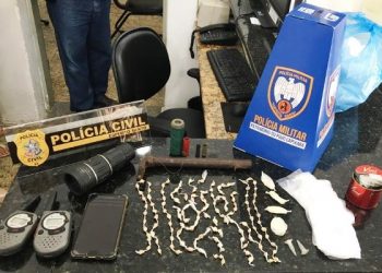 Operação apreende adolescente e drogas em Ecoporanga