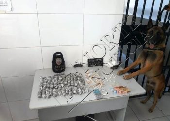 Força Tática apreende menor, maconha, cocaína e Crack no Santa Cruz