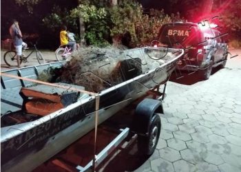 VÍDEO – Polícia Ambiental apreende mais de dois mil metros de rede de pesca em Linhares