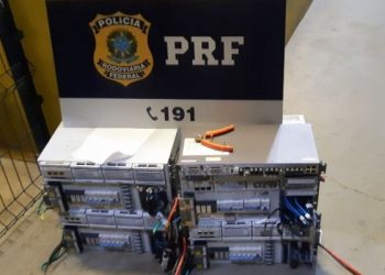 VÍDEO – PRF recupera equipamentos de telefonia furtados em Nova Venécia