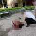 NA PRAÇA – Homem é atingido por vários golpes de facão e é levado em estado grave para o hospital