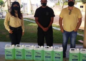 Ifes de Linhares produz sabonete líquido e distribui para entidades do município