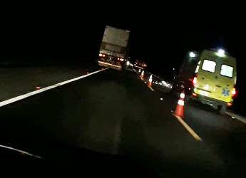 VÍDEO – Andarilho morre atropelado na BR-101 em Linhares, ES