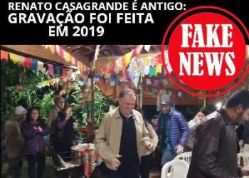 Governador Renato Casagrande é vítima de mais uma Fake News