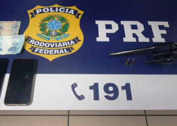 PRF prende homem com arma e munições na BR 101 em Linhares