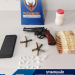 SOORETAMA: Policia Militar apreende arma, droga e dinheiro