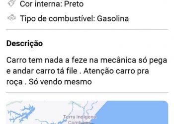 CRIMES NA INTERNET – Veículos anunciados podem ser furtados ou roubados.