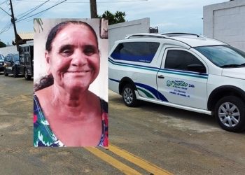 VÍDEO – Homenagem e muita emoção no sepultamento de D. Lurdes. Ela trabalhava no SML de Linhares