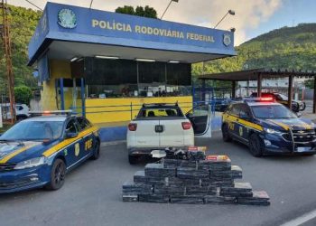 Polícia Rodoviária Federal apreende mais de 300kg de maconha em Viana