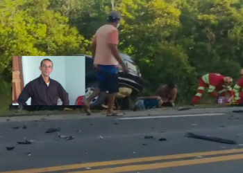 ATUALIZAÇÃO – Acidente grave na BR 101, em Sooretama, deixa uma vítima fatal e vários feridos. VÍDEO