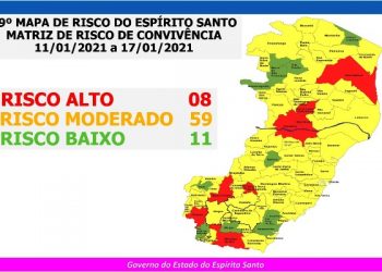 Linhares irá sair do Risco Alto no Mapa da Covid-19 do ES
