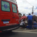 Colisão no trevo de Bebedouro entre motocicleta e automóvel deixa uma pessoa ferida