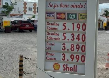 Linharenses já estão pagando acima de 5 reais pelo Litro da gasolina comum