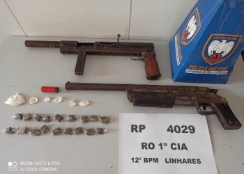 “Beco da Rosalina” – Polícia apreende armas e drogas