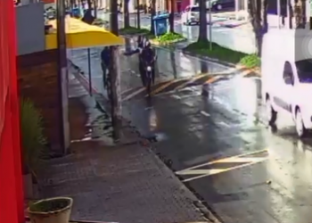 Vídeo – Jovem é baleado e levado para Hospital em Linhares