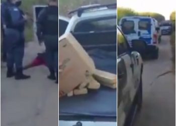Força Tática prende suspeito de coordenar tráfico de drogas em Linhares. Veja vídeo do flagrante