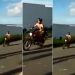 MANOBRAS PERIGOSAS – Motociclista foge da PM em alta velocidade no B. Canivete. Veja vídeos.