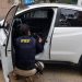 PRF recupera veículo adulterado e apreende revólver na BR 101