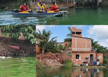 VÍDEOS – Vereador Roninho Passos e deputado Renzo Vasconcelos fazem vistoria na Lagoa do Aviso e buscam alternativas para despoluição