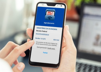 Aplicativo para agendamentos de serviços da Receita Federal para atendimento presencial