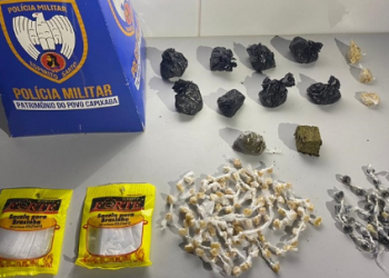 PM apreende Crack, Maconha e Haxixe no Jocafe I